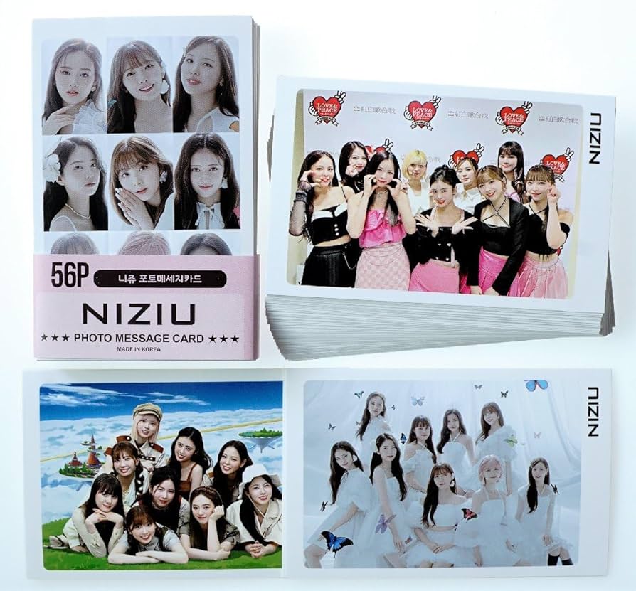 Amazon.co.jp: NiziU ニジュー グッズ フォトメッセージカード